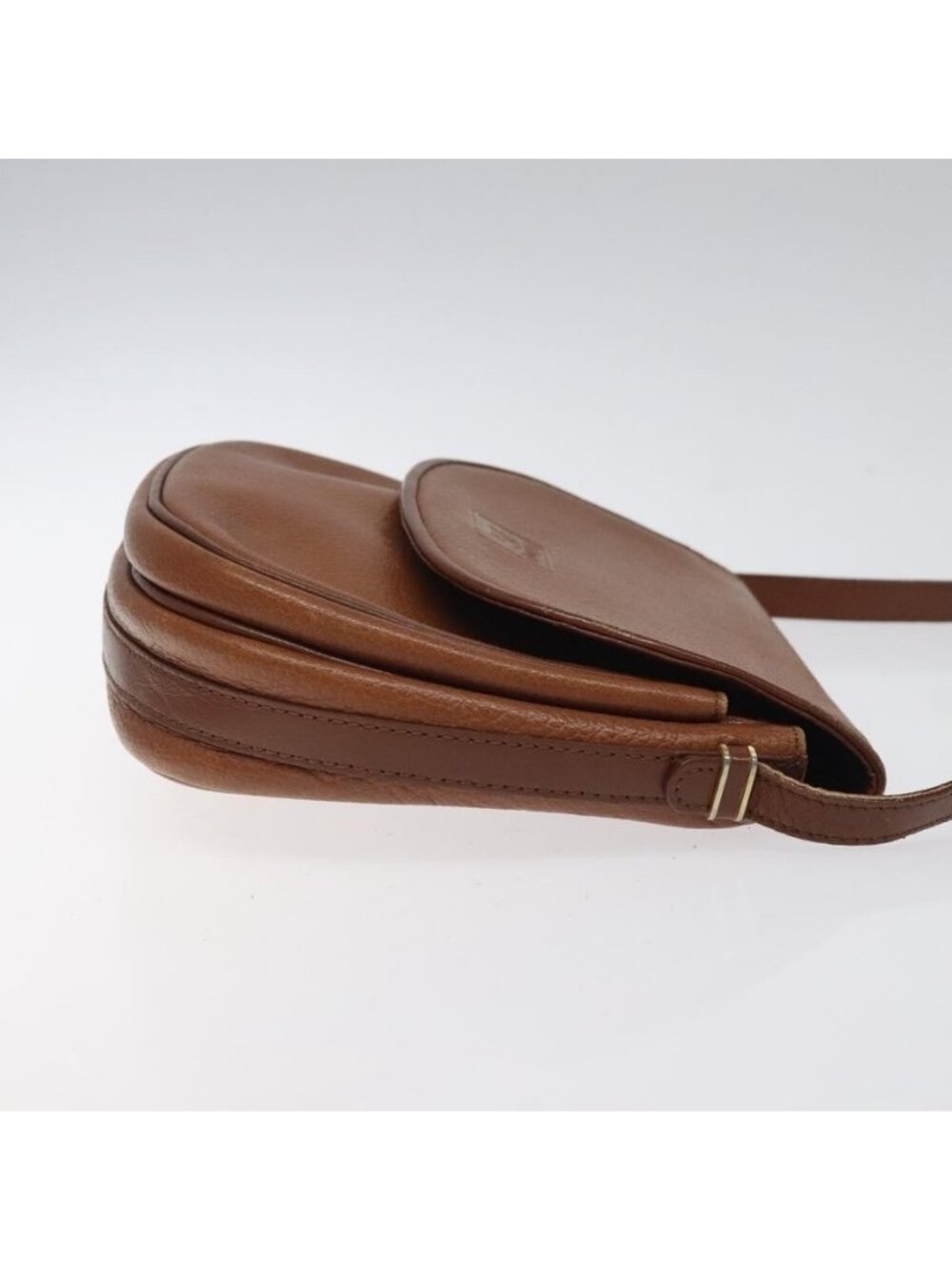 Authentic Burberrys Shoulder Bag Leather Brown - Picture 10 of 16